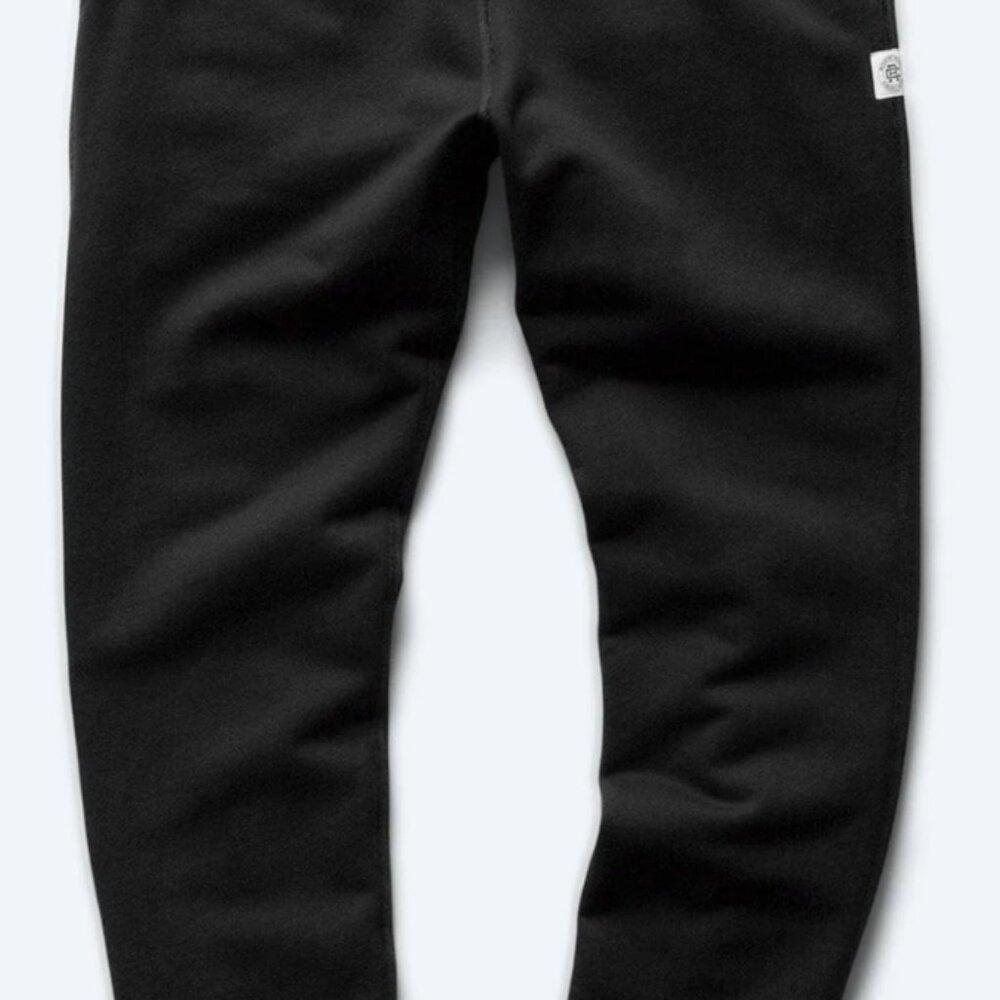Reigning Champ Black Medium Midweight Terry Slim Sweatpant